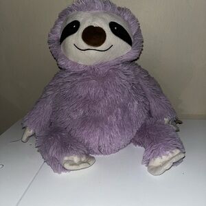 Purple Plush Sloth Toy